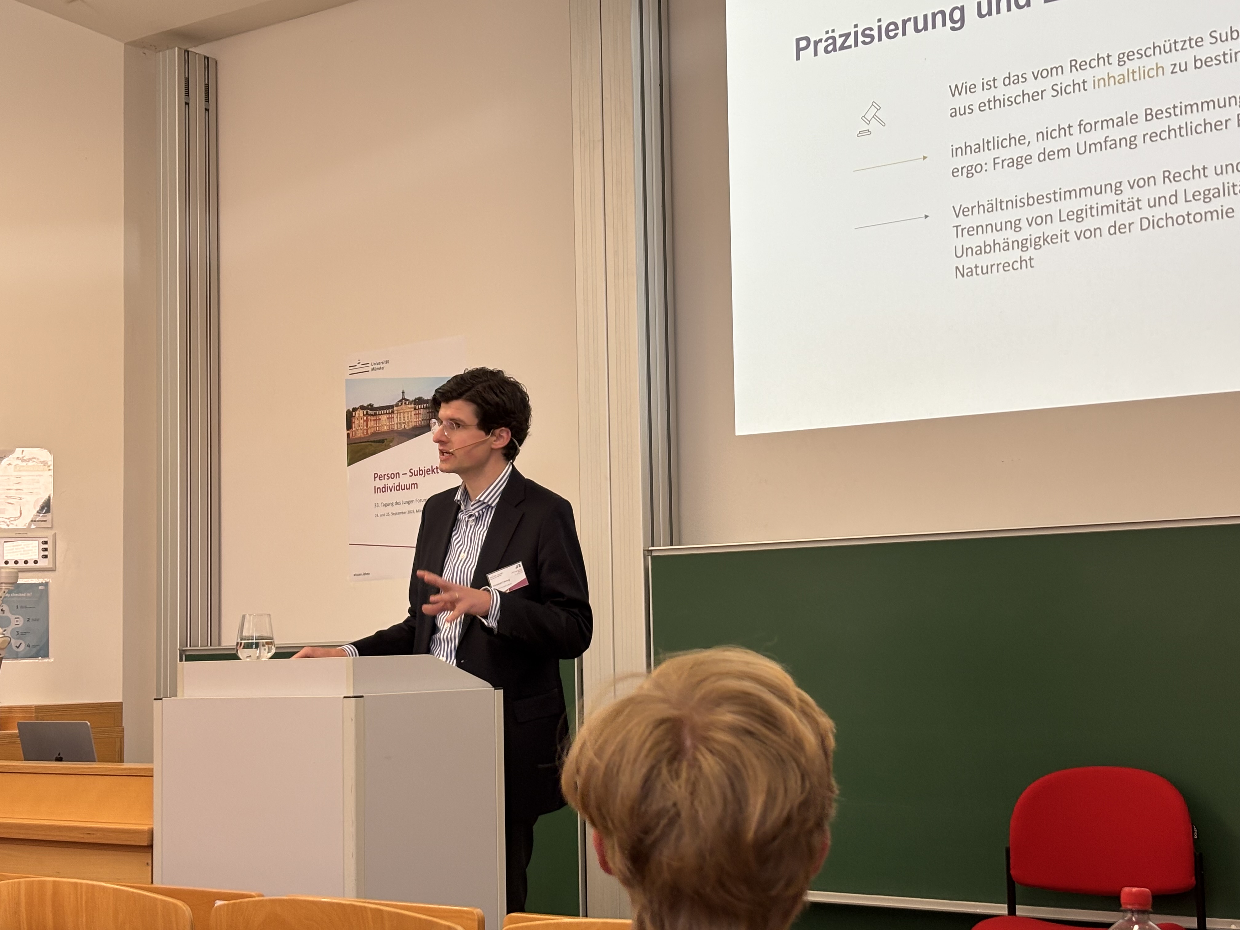 Foto von der Tagung Person – Subjekt – Individuum