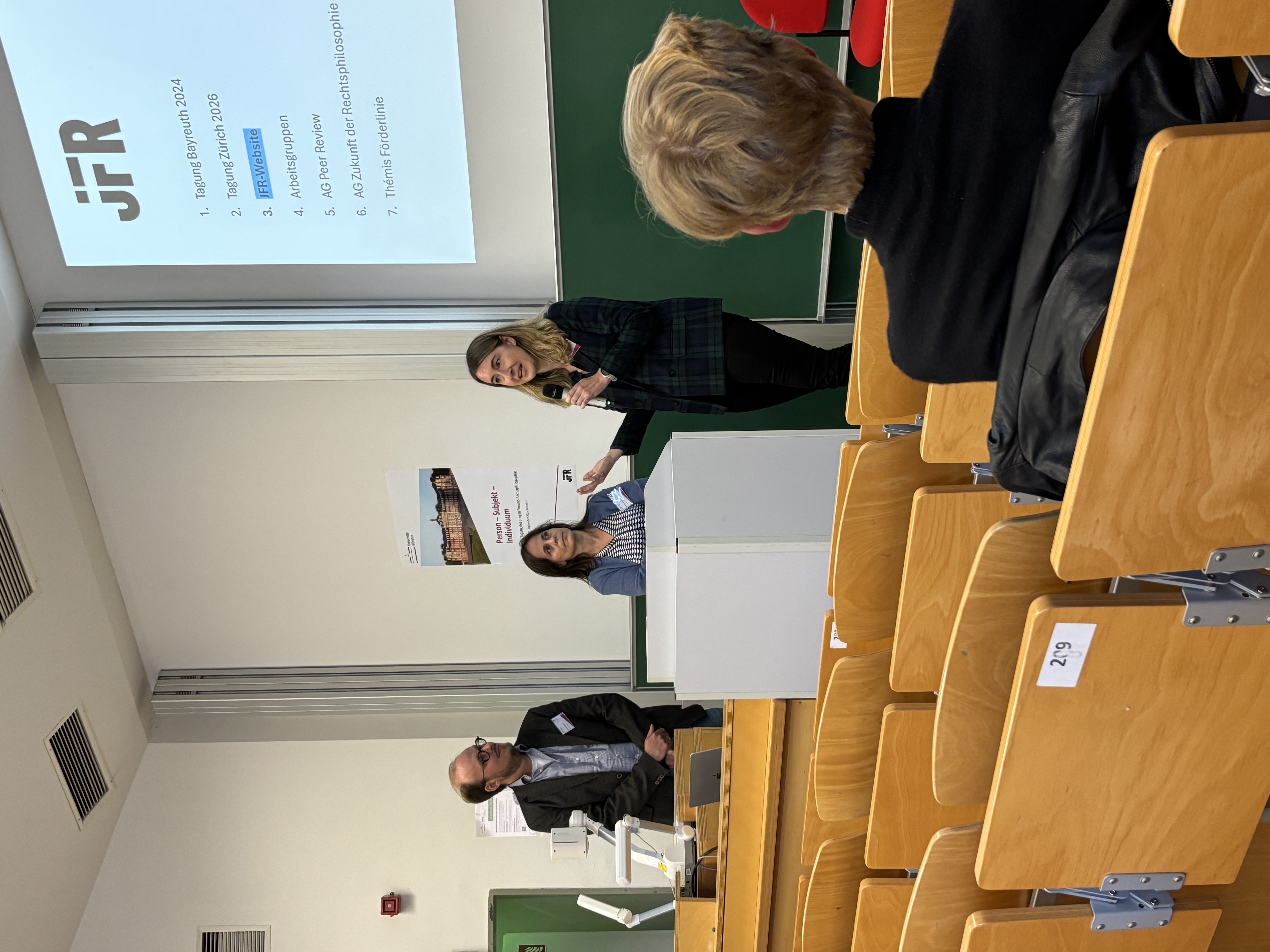 Foto von der Tagung Person – Subjekt – Individuum