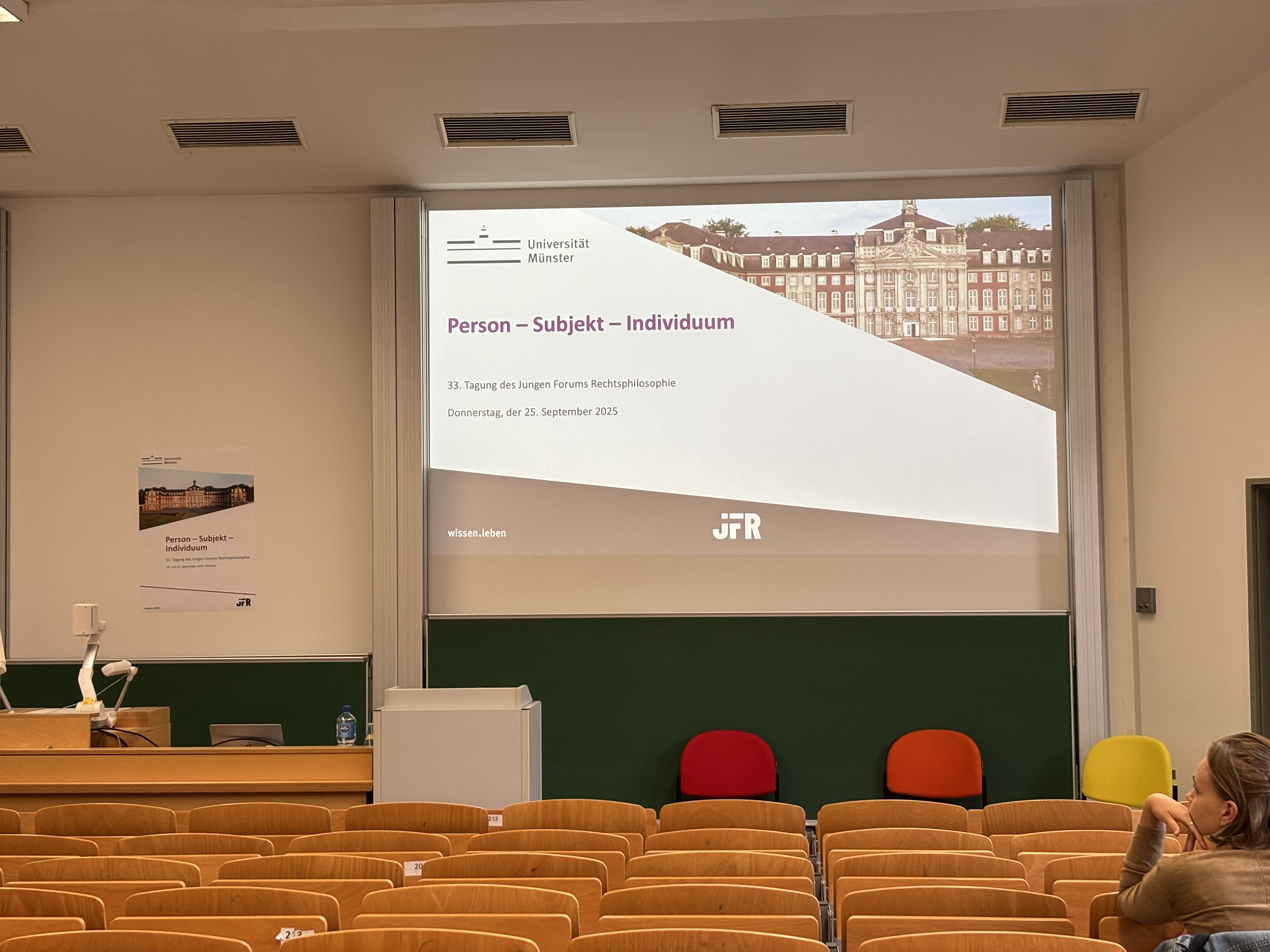 Foto von der Tagung Person – Subjekt – Individuum